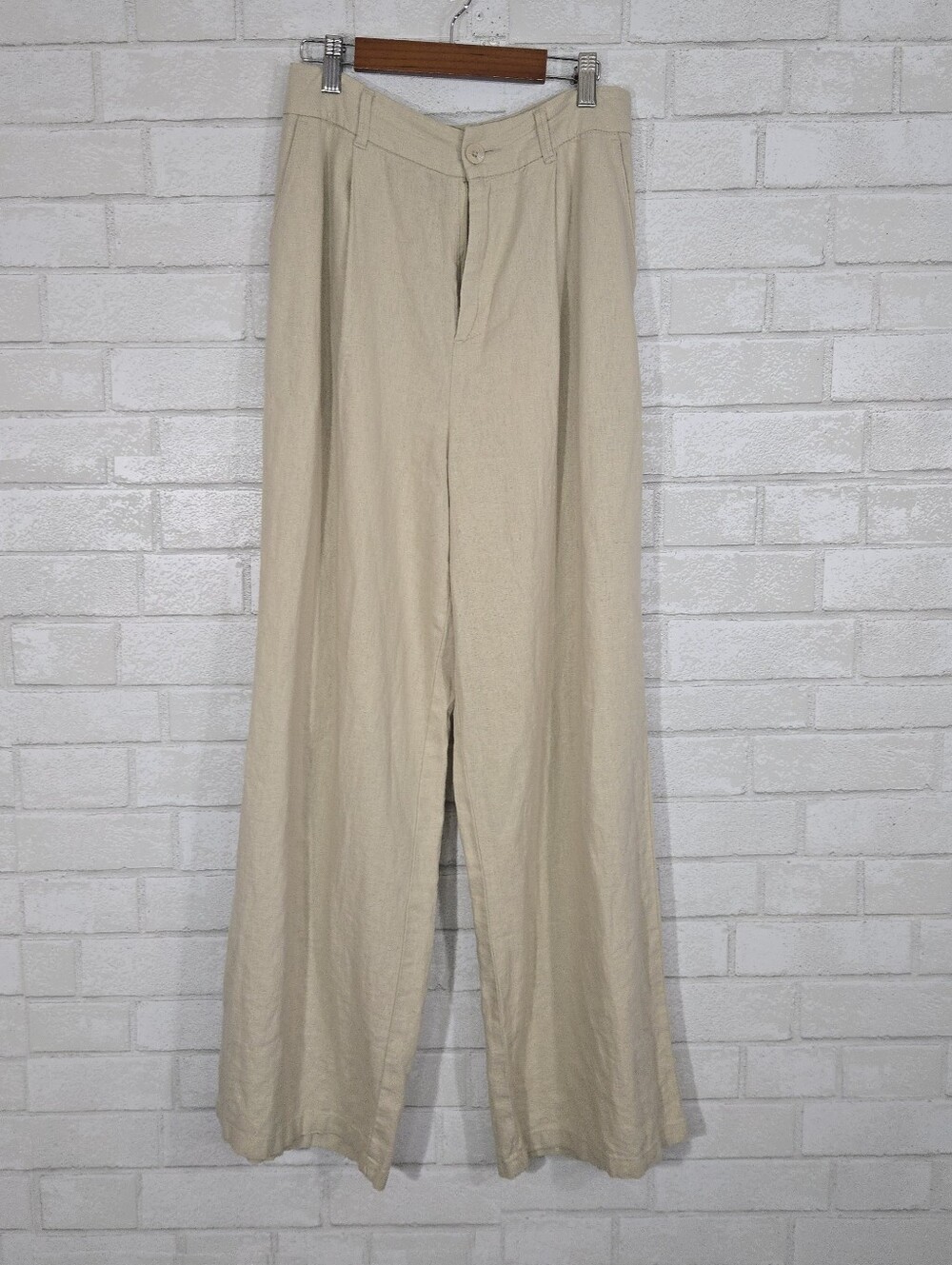 Rewash linen blend pants